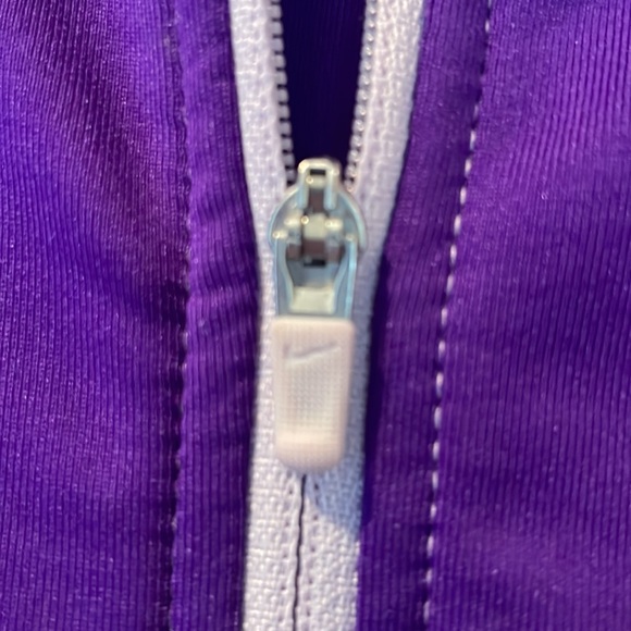 Nike pro Dri-fit quarter zip fitted work out pullover top - Picture 7 of 9